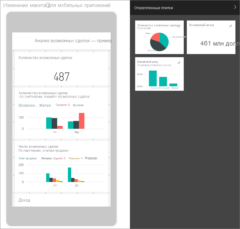 Screenshot of a phone dashboard, showing tiles in the Unpinned tiles pane.