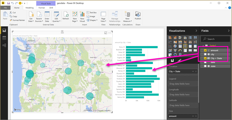 Power bi диаграмма с группировкой