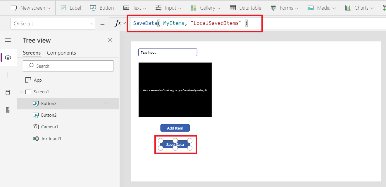 Функции SaveData, LoadData и ClearData - Power Platform | Microsoft Learn