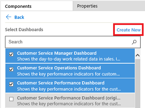 Создание новой ссылки на вкладке компонентов конструктора приложения Создание новой ссылки на вкладке компонентов конструктора приложения.
