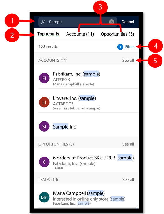 Страница поиска результатов Страница поиска результатов.
