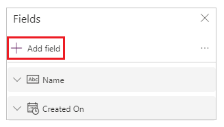 Добавьте поля Добавьте поля.