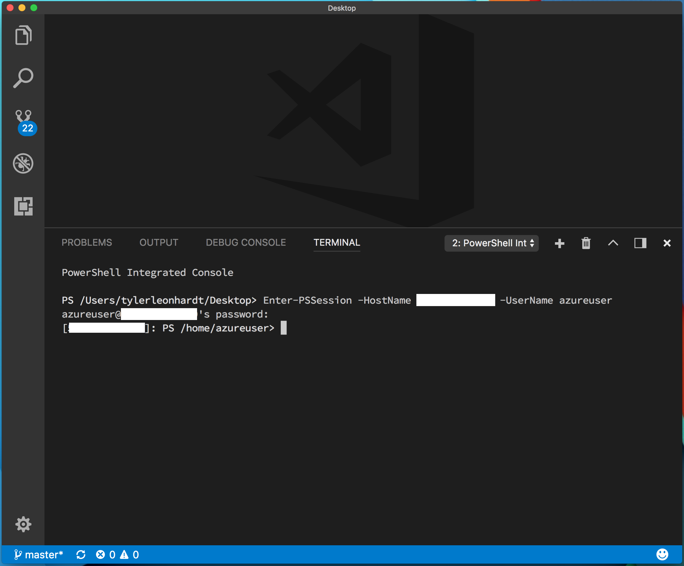 вызов Enter-PSSession для подключения к удаленному сеансу