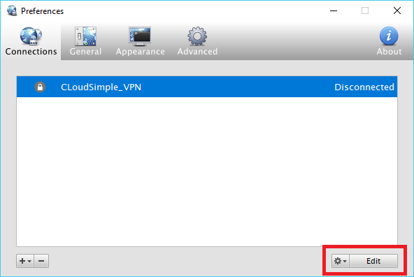 Подключение VPN