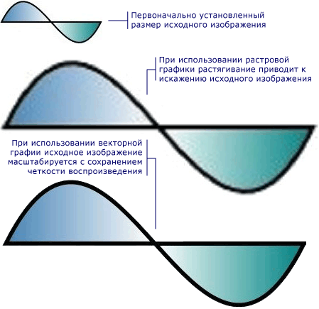 Различия между растровой и векторной графикой