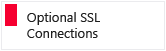 Карта центра безопасности Необязательный протокол SSL