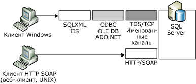 Сравнение SQLXML и собственных веб-служб с поддержкой XML