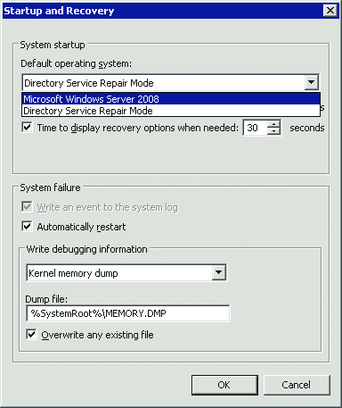 Figure 10 Disable incremental backups on busy volumes