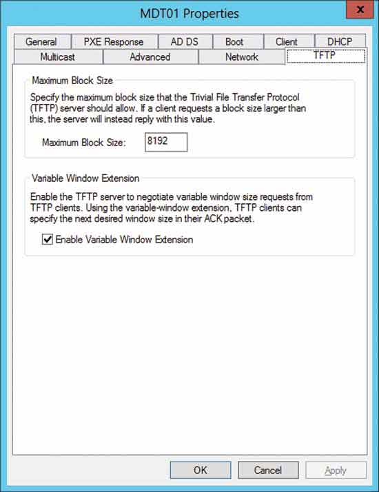 Новые возможности настройки Trivial File Transfer Protocol (TFTP) в Windows Server 2012