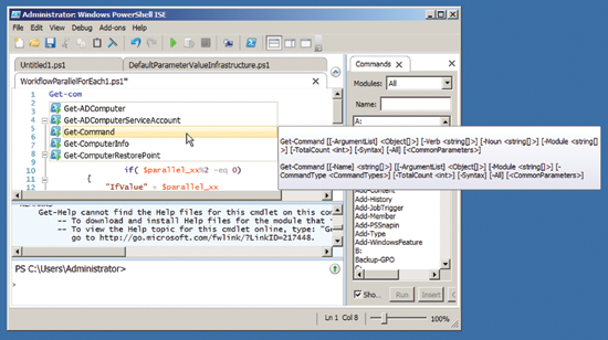 Значительно улучшенный оконный редактор в Windows PowerShell версии 3