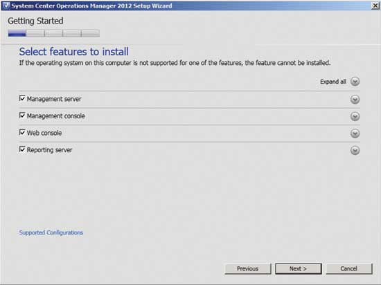 There are several improvements made to the System Center Operations Manager 2012 installation process.