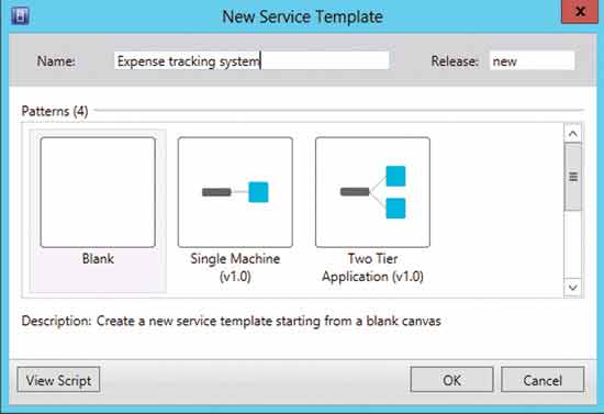 Рис. 4. System Center Virtual Machine Manager 2012 SP1 поставляет с одно-, дву- и трехуровневыми сервисными шаблонами, которые можно использовать в качестве начальных точек