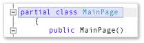 CA_Managed_SourceLine Code analysis text highlighting