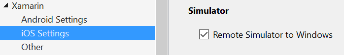 checkbox to use simulator