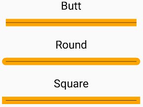 Три варианта штрихов