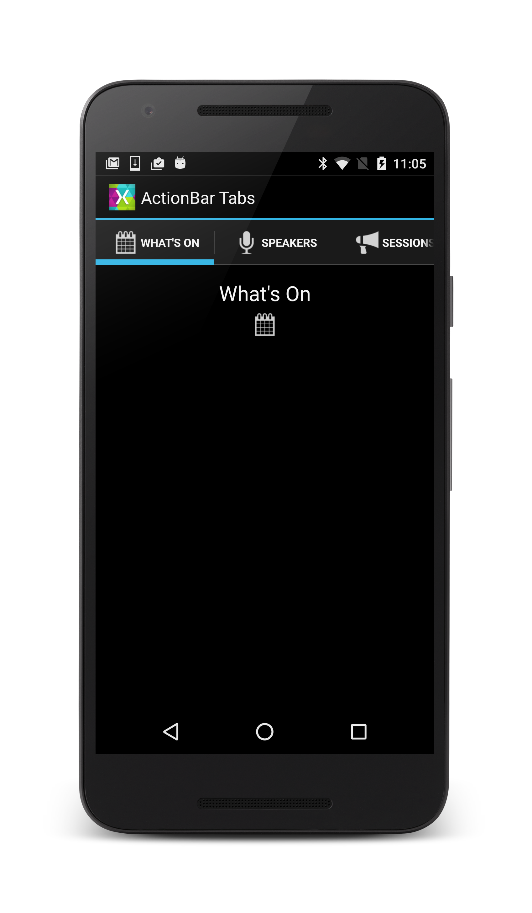 Xamarin.Android - Tabbed Layouts ActionBar - Code Samples | Microsoft Learn