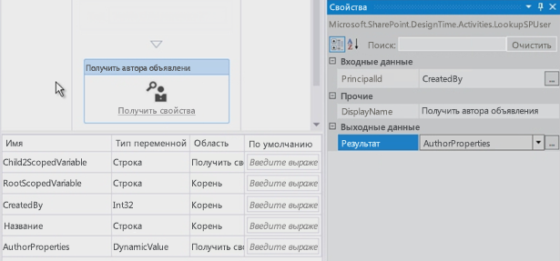 Рис. 9. Обновление вывода команды LookupSPUser