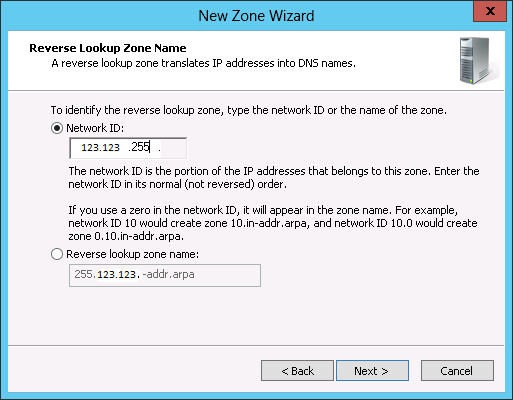 Type wizard. Зона обратного просмотра DNS. Контроллер домена DNS. Reverse DNS сети. Wizard адреса.