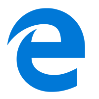Логотип старой версии Microsoft Edge.