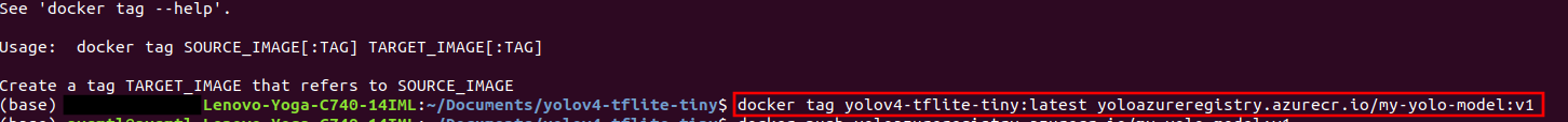 The illustration shows how to a docker image.
