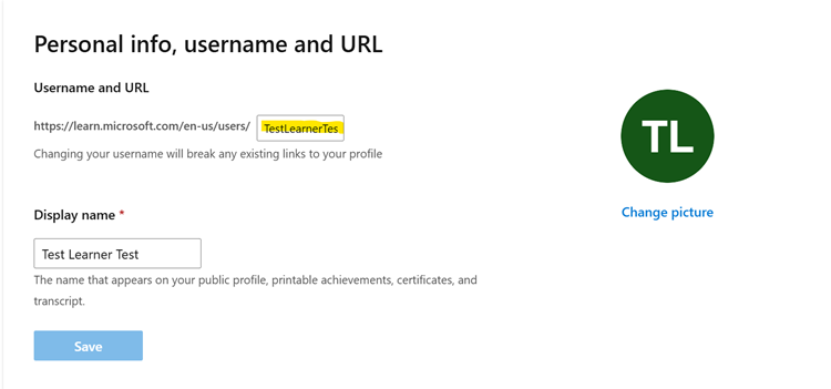 Узнать имя пользователя профиля