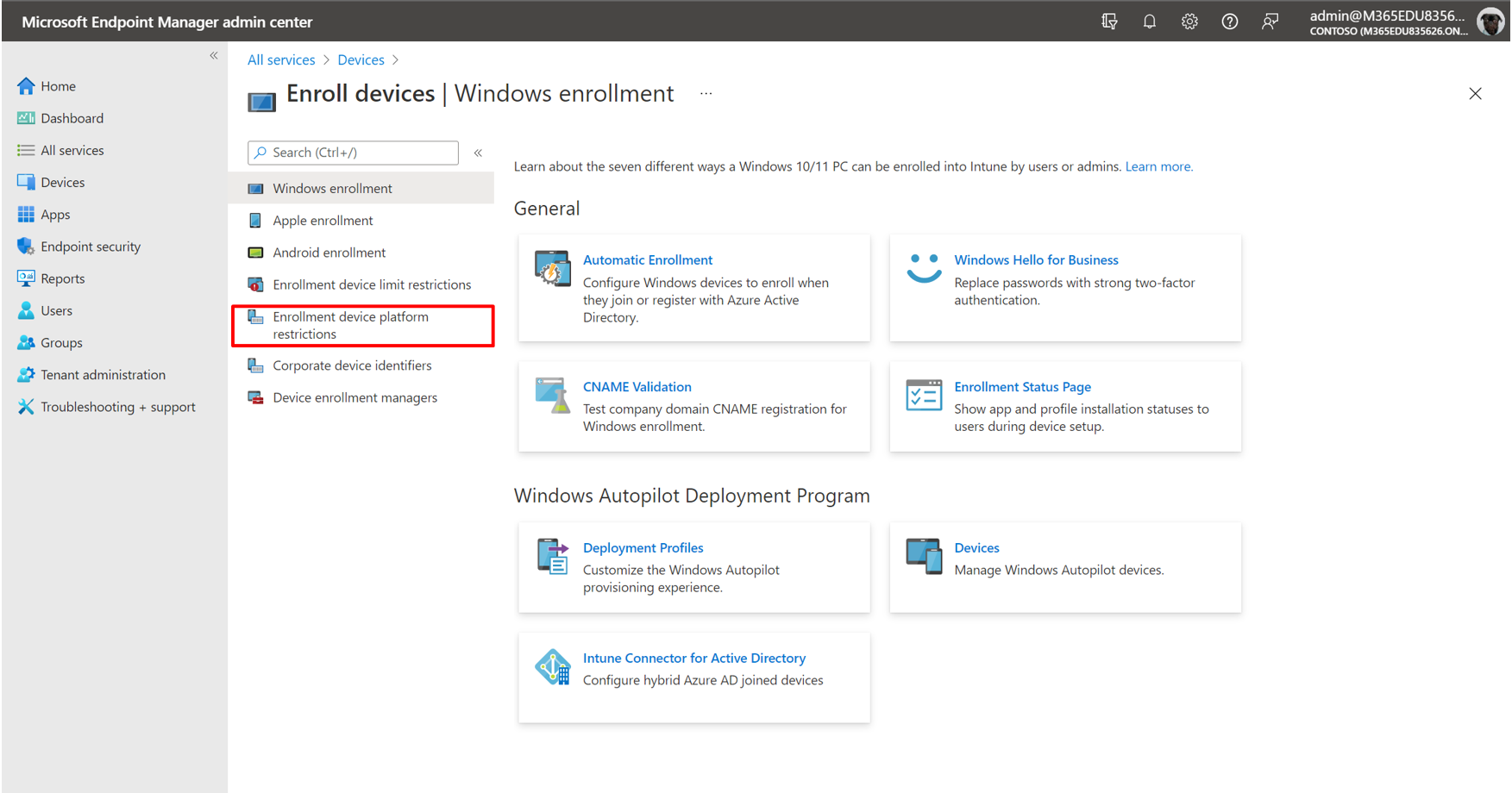 Windows Autopilot. Microsoft Endpoint Manager. Microsoft Endpoint. Registration Window.