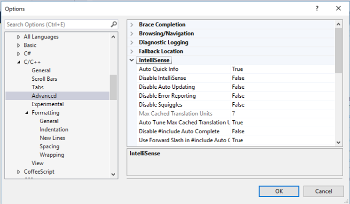 Intellisense configurations. Auto c++. Стражи включения c++. Intellisense перевести. Visual c++ 6.0.