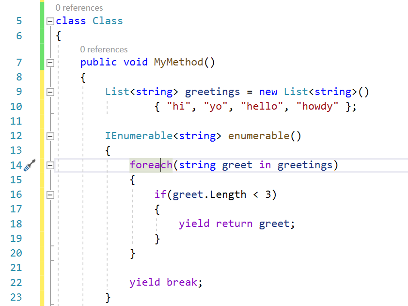 Преобразование цикла foreach в LINQ - Visual Studio (Windows) | Microsoft  Learn
