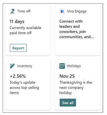 панель мониторинга Viva Connections