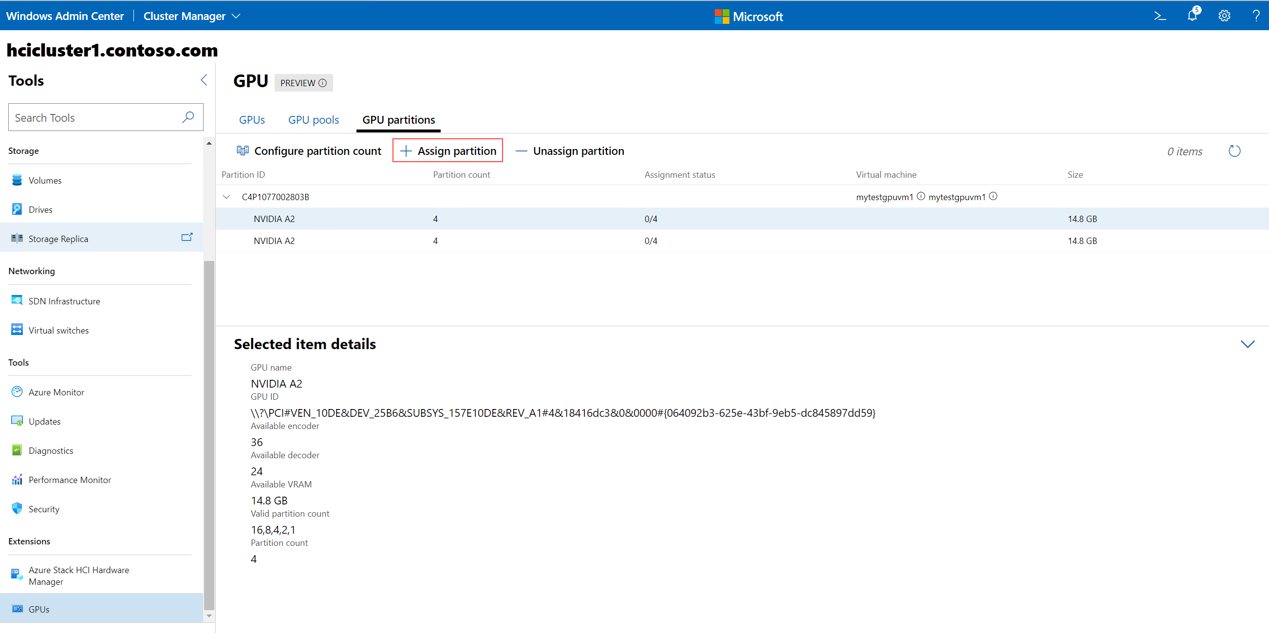 Секционирование и назначение GPU виртуальной машине в Hyper-V | Microsoft  Learn