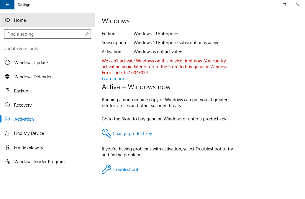 Windows 10 Enterprise e3. Активация win 10 Home. Go to the Store to buy Genuine Windows or enter a product Key.