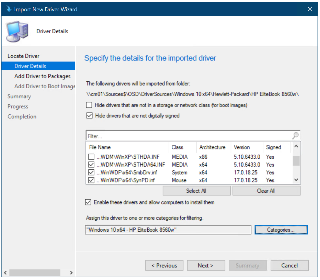 Добавление драйверов к развертыванию Windows 10 с Windows PE при помощи  Configuration Manager - Windows Deployment | Microsoft Learn