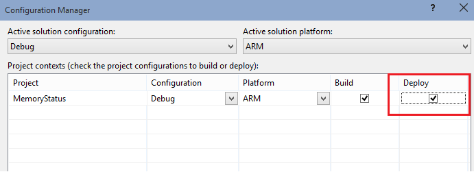 ConsoleApplication Remote Machine Project Settings 1