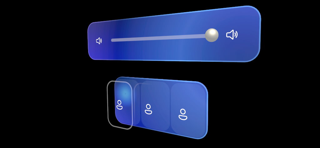 Примеры кнопок и ползунков пользовательского интерфейса Unity