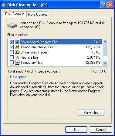 Безопасное удаление файлов с помощью функции Windows «Очистка диска»