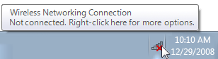 Снимок экрана: подсказка с инструкциями по щелчку правой кнопкой мыши 