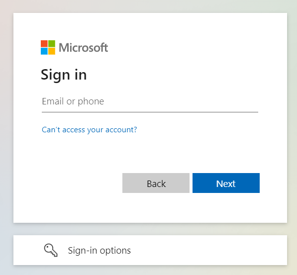 Sign-in prompt