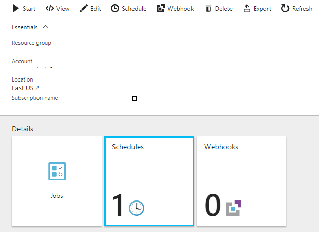 Schedules alt text