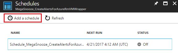 Add Schedule alt text