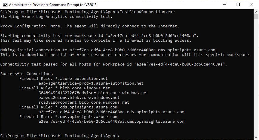 Command Prompt for VS2015.