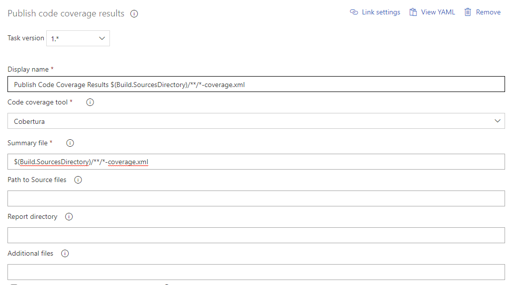 importing coverage information