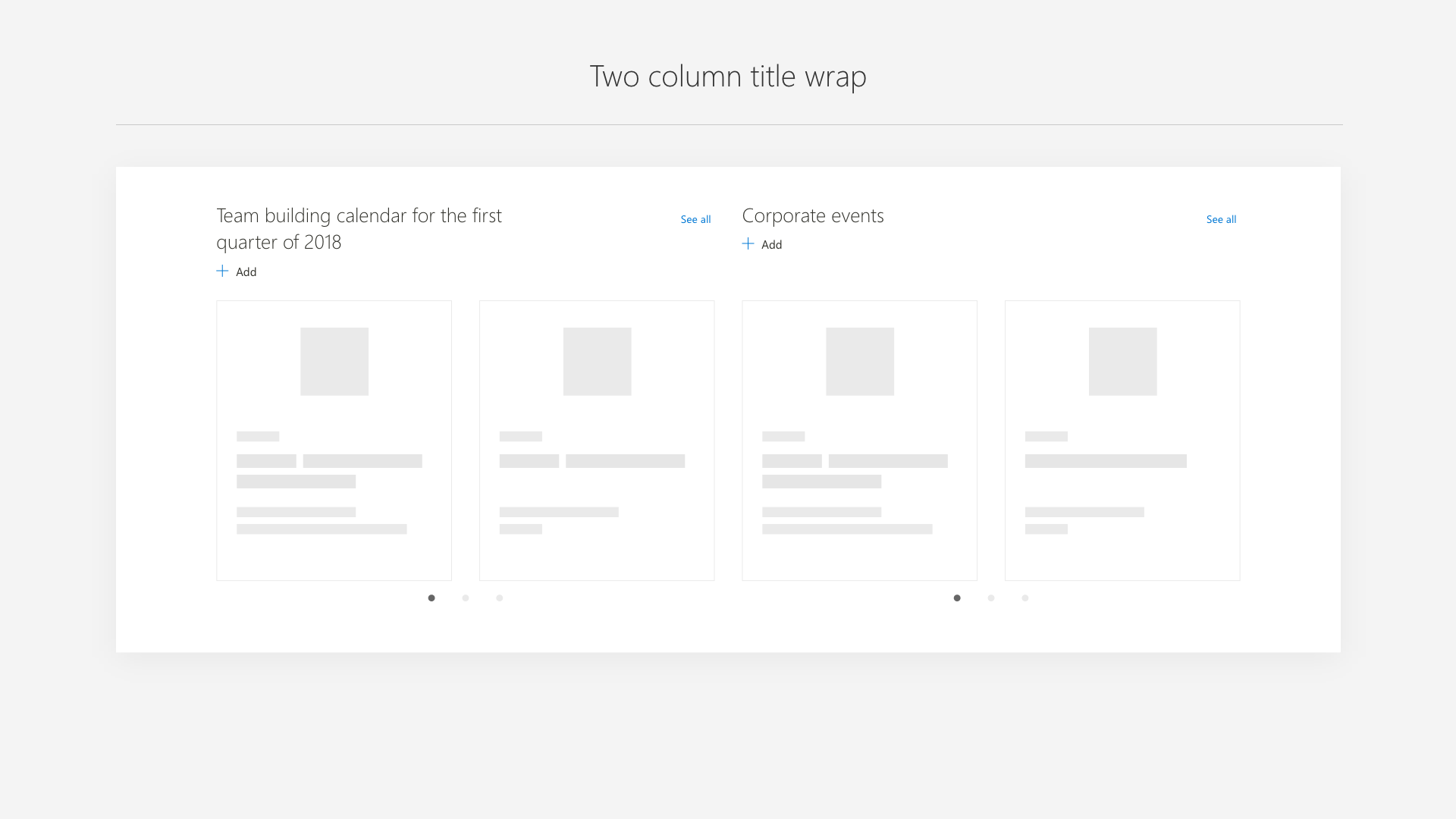 Two-column reflow and title wrap