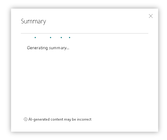 WaitForSummary
