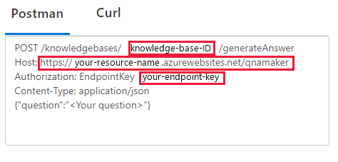 Screenshot of published knowledge base settings