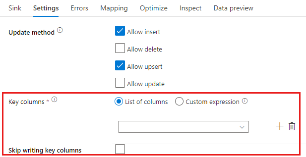 Key Columns