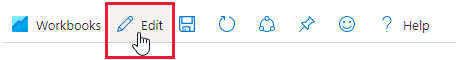 Screenshot that shows how to edit a workbook.