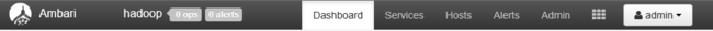 Apache Ambari dashboard overview.