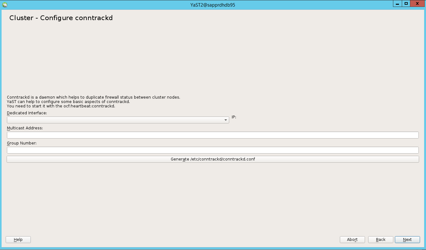 Screenshot that shows a Cluster Configure dialog box with options necessary to copy the key to all members of the cluster.