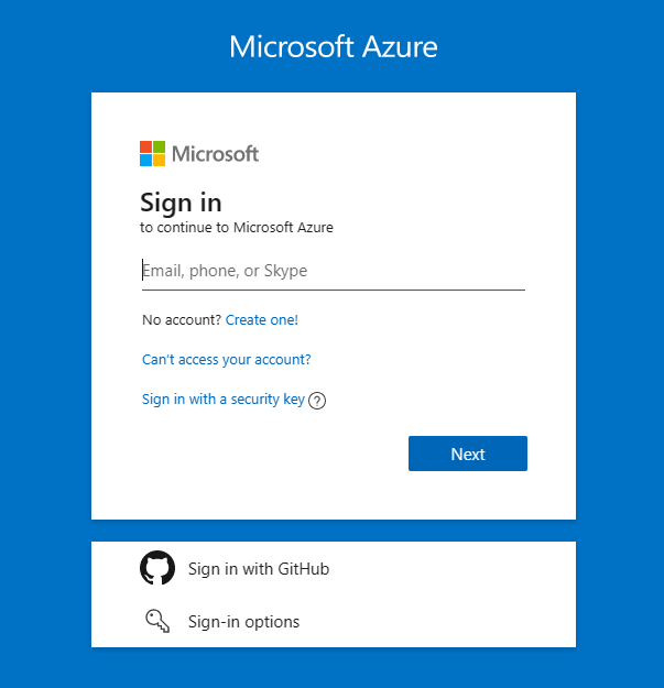 Azure Logon