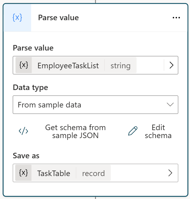 Task Table